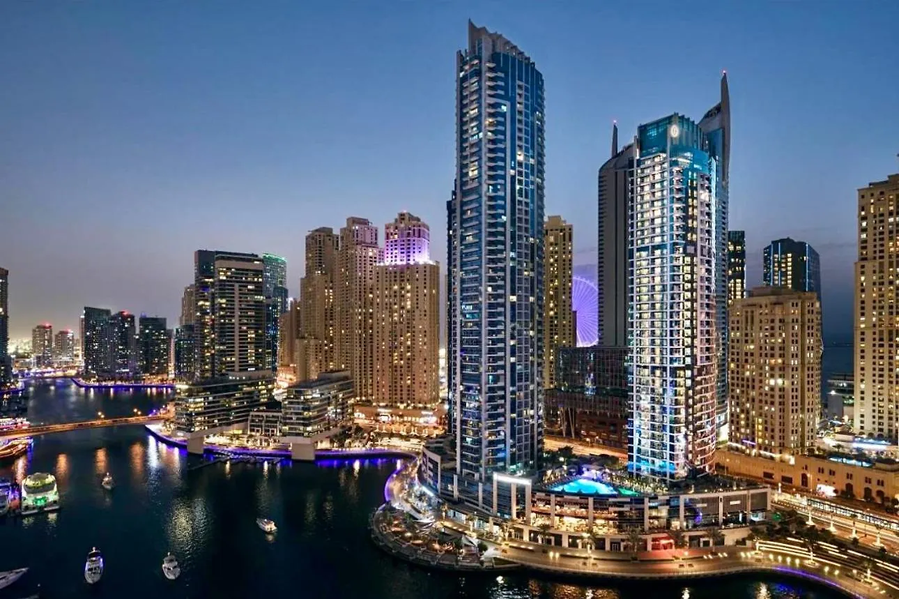 Intercontinental Dubai Marina Hotel Apartments Full Marina View With Balcony, Marina Mall, Large 1 Bedroom Apartment, Kitchen, 2 Toilets, 1 Parking, Swimming Pool And Gym Free Access, Paid Breakfast 0*,