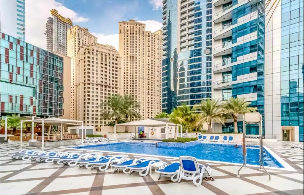 Intercontinental Dubai Marina Hotel Apartments Full Marina View With Balcony, Marina Mall, Large 1 Bedroom Apartment, Kitchen, 2 Toilets, 1 Parking, Swimming Pool And Gym Free Access, Paid Breakfast