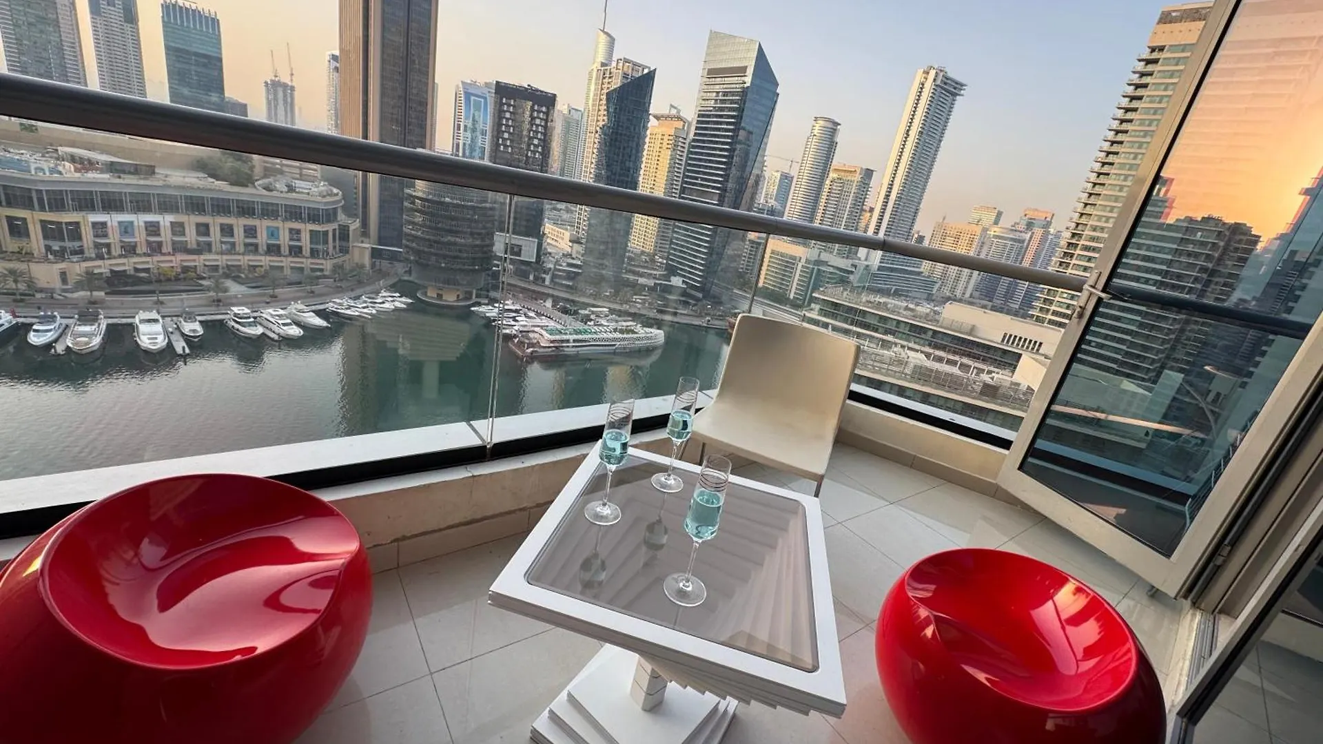 Intercontinental Dubai Marina Hotel Apartments Full Marina View With Balcony, Marina Mall, Large 1 Bedroom Apartment, Kitchen, 2 Toilets, 1 Parking, Swimming Pool And Gym Free Access, Paid Breakfast 0*,  United Arab Emirates