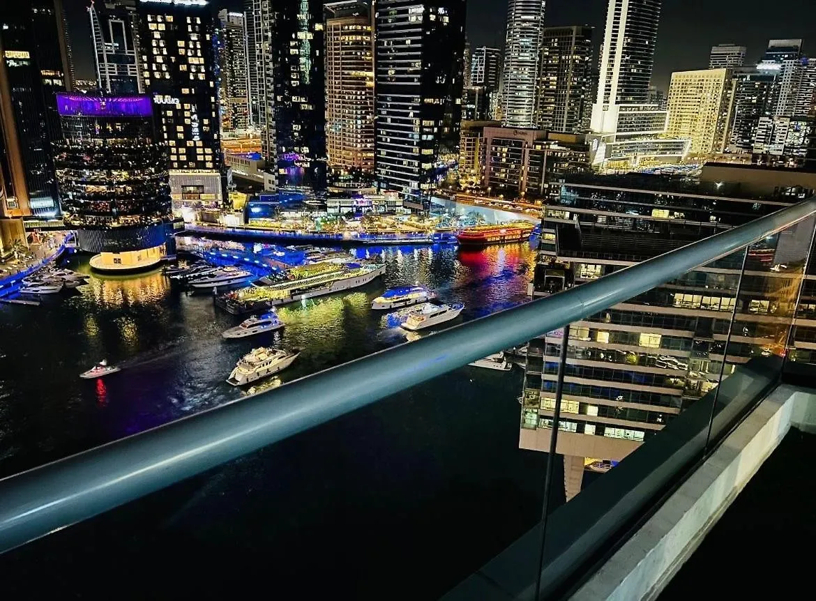 Intercontinental Dubai Marina Hotel Apartments Full Marina View With Balcony, Marina Mall, Large 1 Bedroom Apartment, Kitchen, 2 Toilets, 1 Parking, Swimming Pool And Gym Free Access, Paid Breakfast