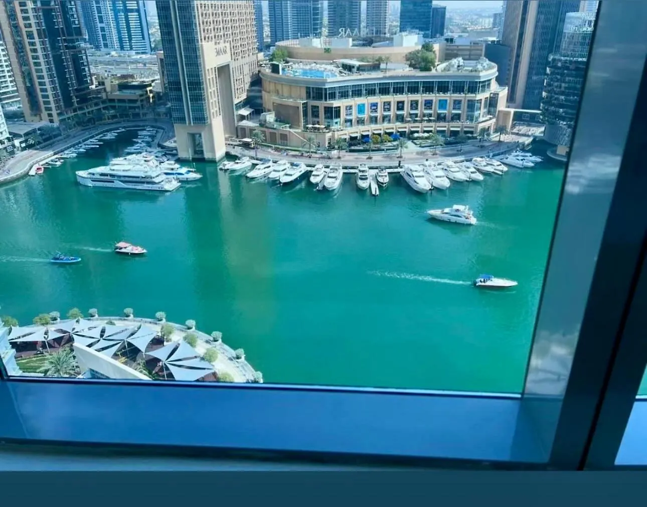 Intercontinental Dubai Marina Hotel Apartments Full Marina View With Balcony, Marina Mall, Large 1 Bedroom Apartment, Kitchen, 2 Toilets, 1 Parking, Swimming Pool And Gym Free Access, Paid Breakfast Förenade Arabemiraten
