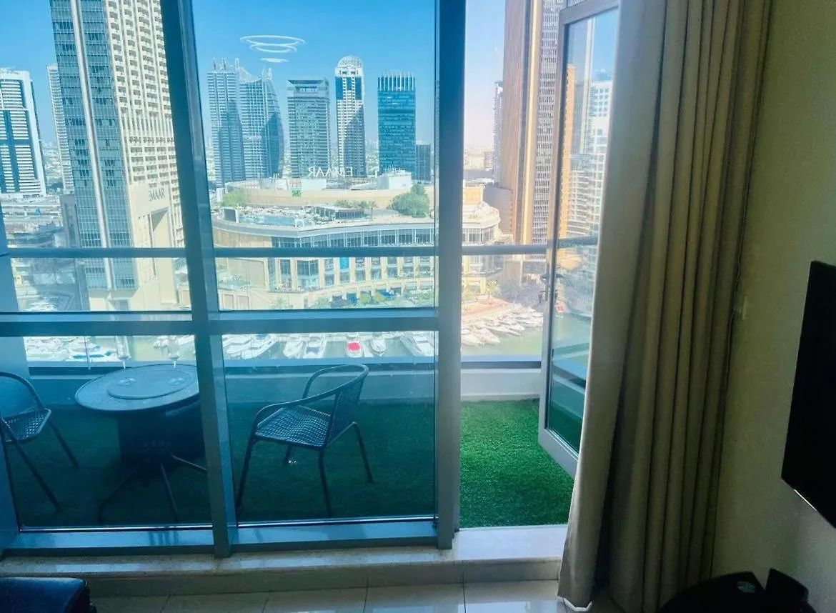 Intercontinental Dubai Marina Hotel Apartments Full Marina View With Balcony, Marina Mall, Large 1 Bedroom Apartment, Kitchen, 2 Toilets, 1 Parking, Swimming Pool And Gym Free Access, Paid Breakfast Spojené arabské emiráty